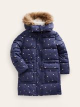 John Lewis Kids' Stars Padded Parka, Multi, 2 years