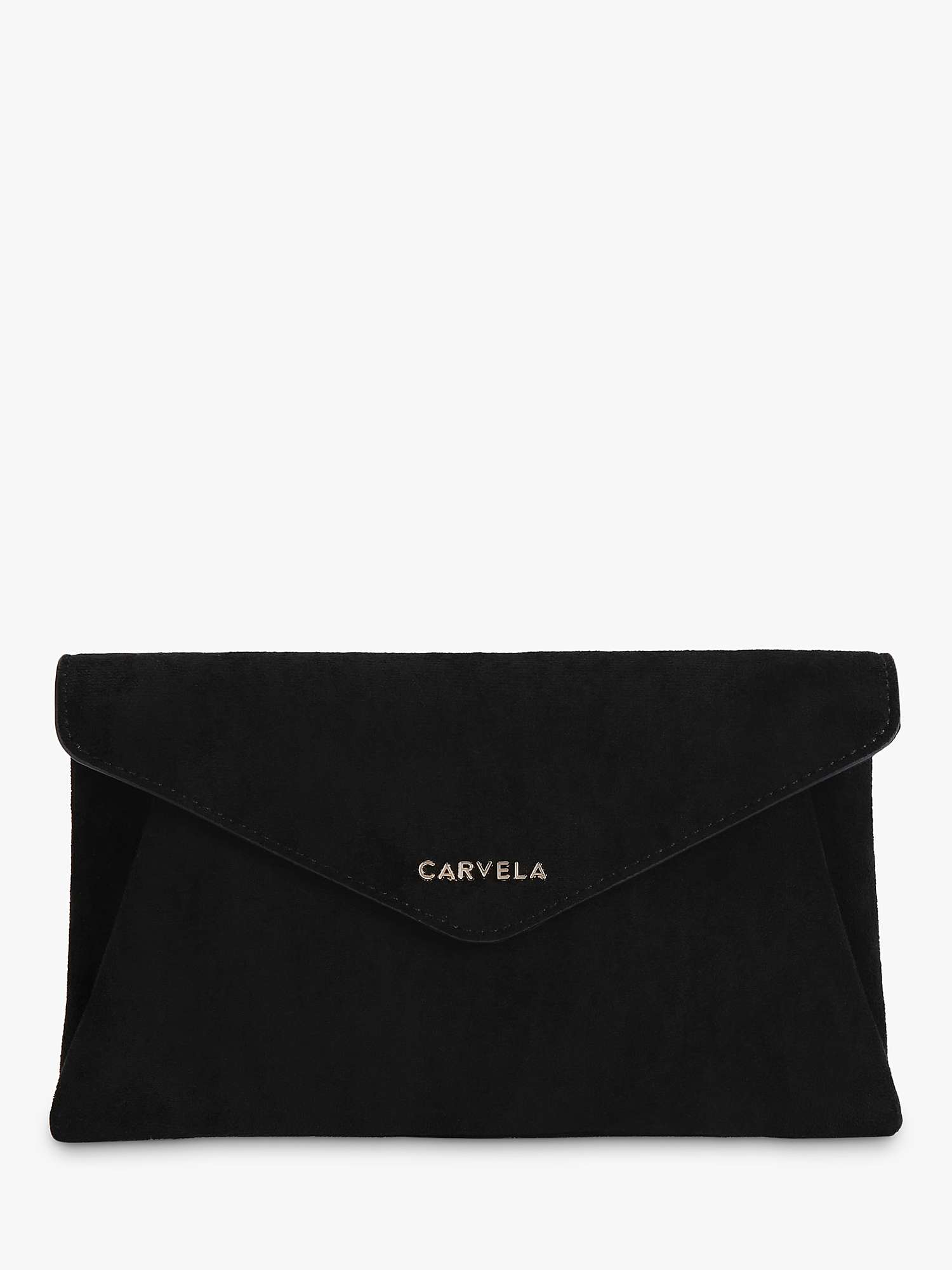 Buy Carvela Megan Suede Envelope Clutch Bag Online at johnlewis.com