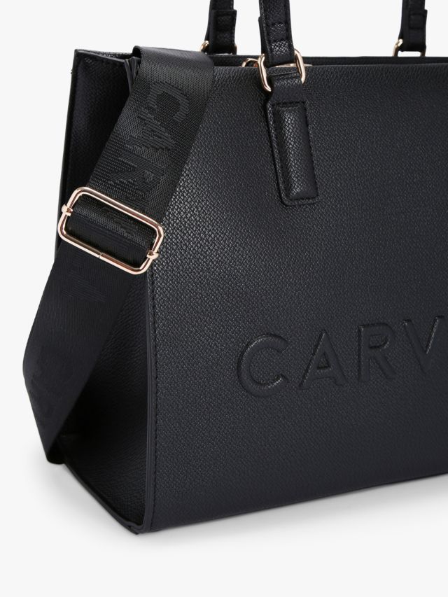 Carvela Frame Midi Tote Bag, Black