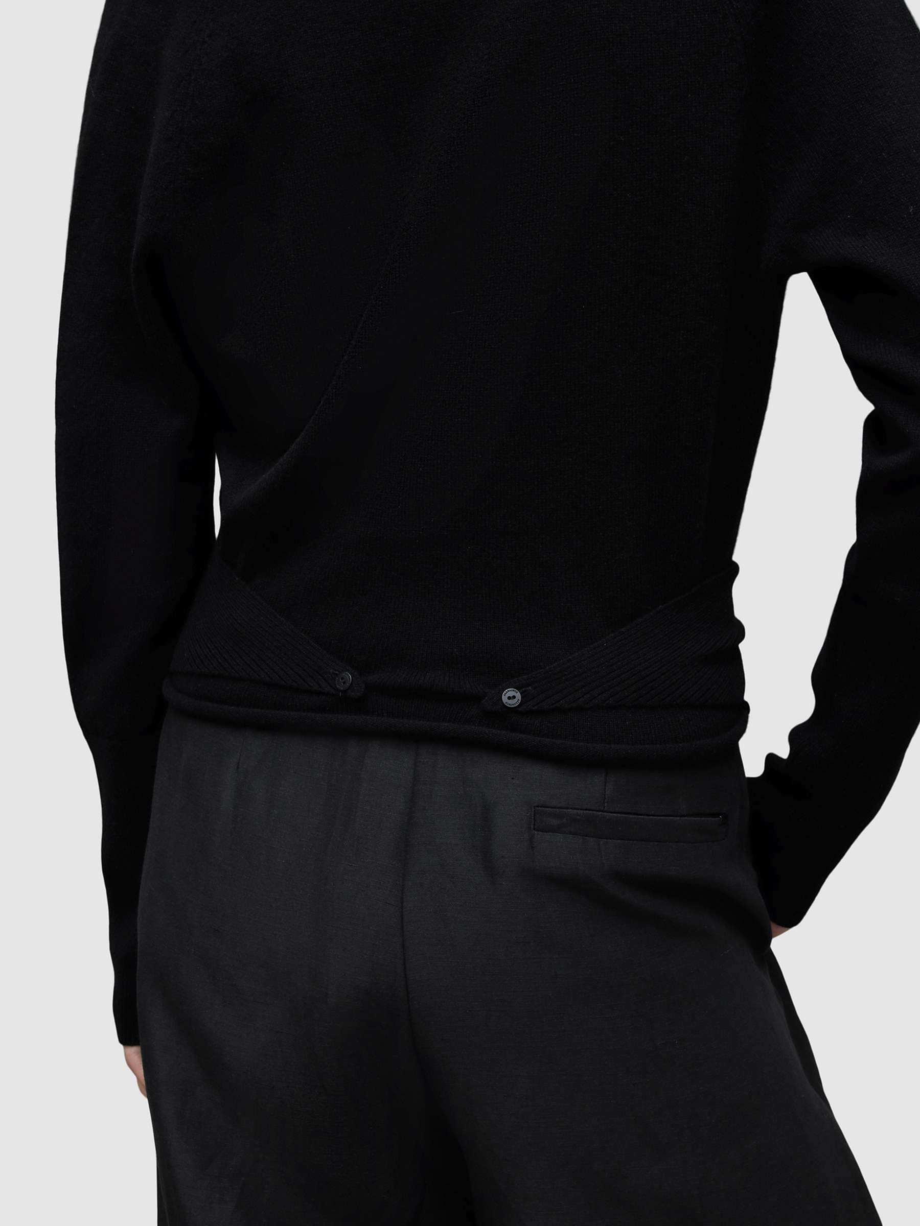 Buy AllSaints Pirate Cashmere Cross Over Cardigan Online at johnlewis.com