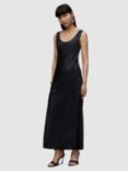 AllSaints Cody Slip Dress, Squid Ink Blue