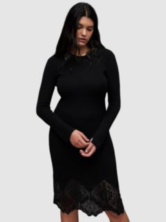 Milly black lace discount dress