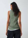 John Lewis Organic Cotton Jersey Tank Top, Khaki