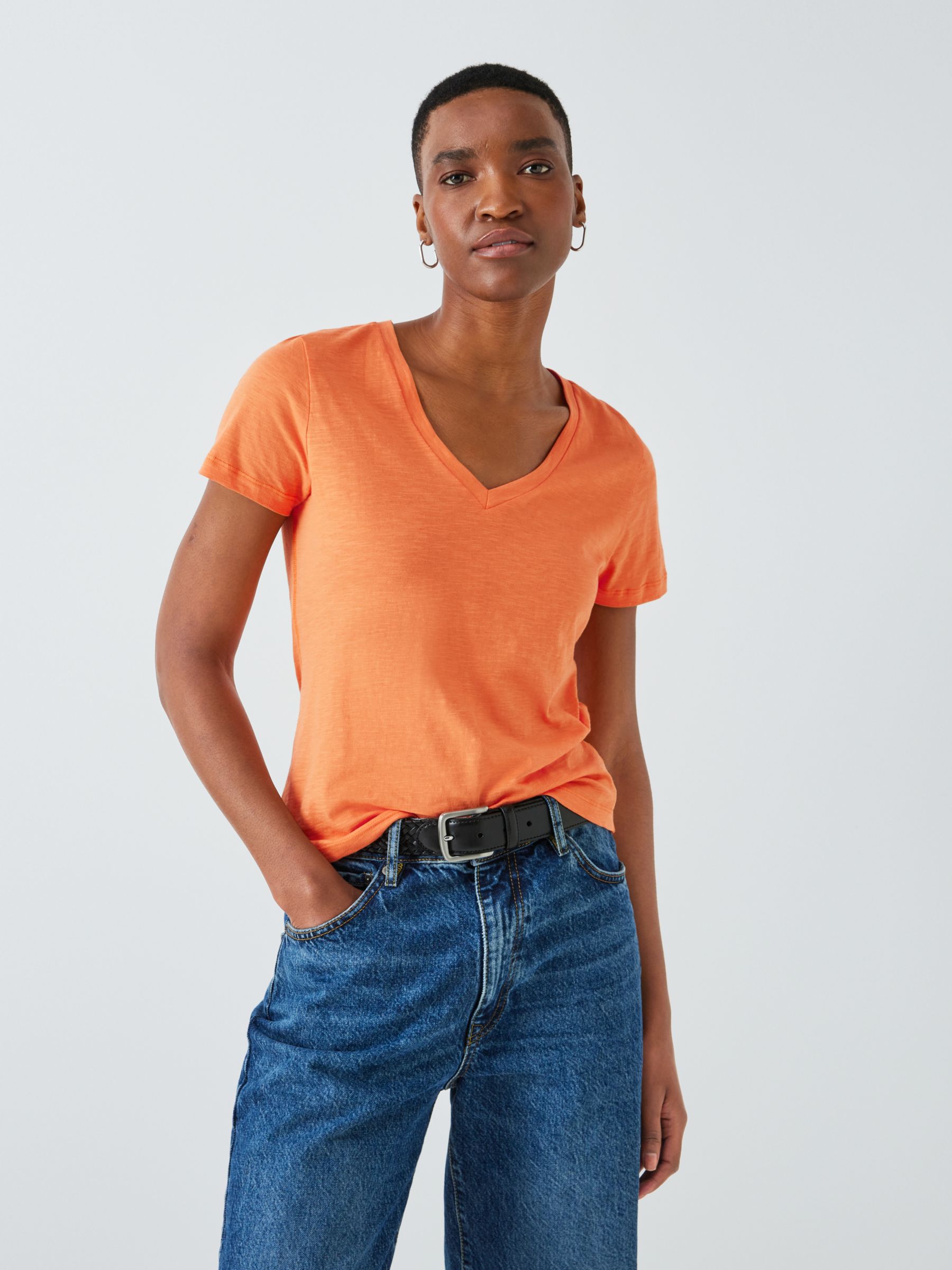 Women's Orange Shirts & Tops
