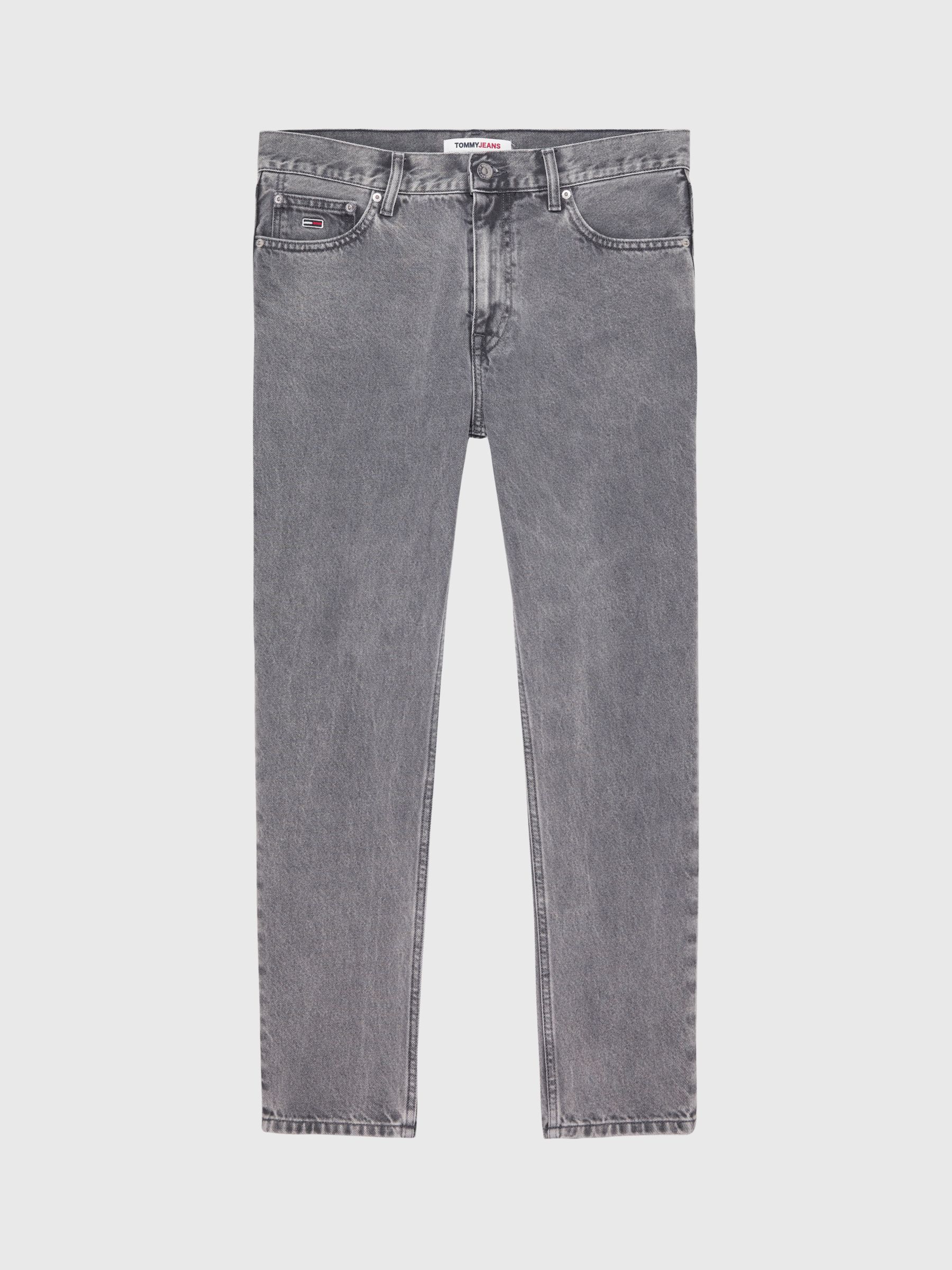 Buy Tommy Jeans Dad Fit Tapered Jeans, Grey Online at johnlewis.com