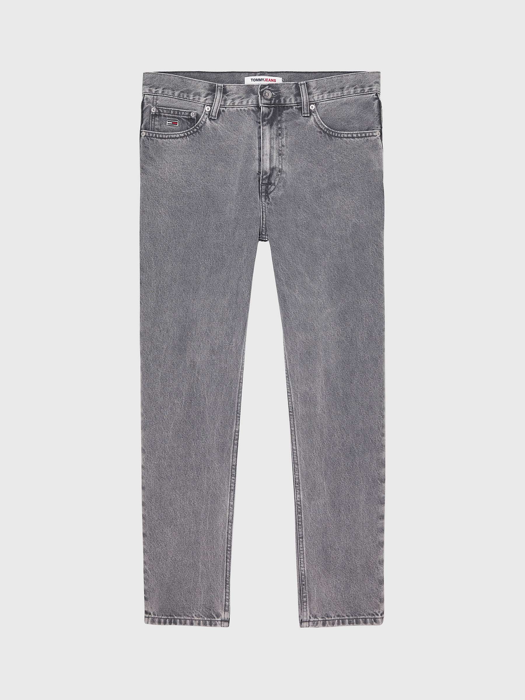 Buy Tommy Jeans Dad Fit Tapered Jeans, Grey Online at johnlewis.com