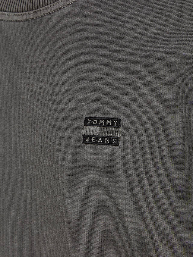 Tommy Jeans Regular Fit Badge Jumper, Grey