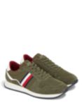 Tommy Hilfiger Runner Evo Suede Trainers, Army Green