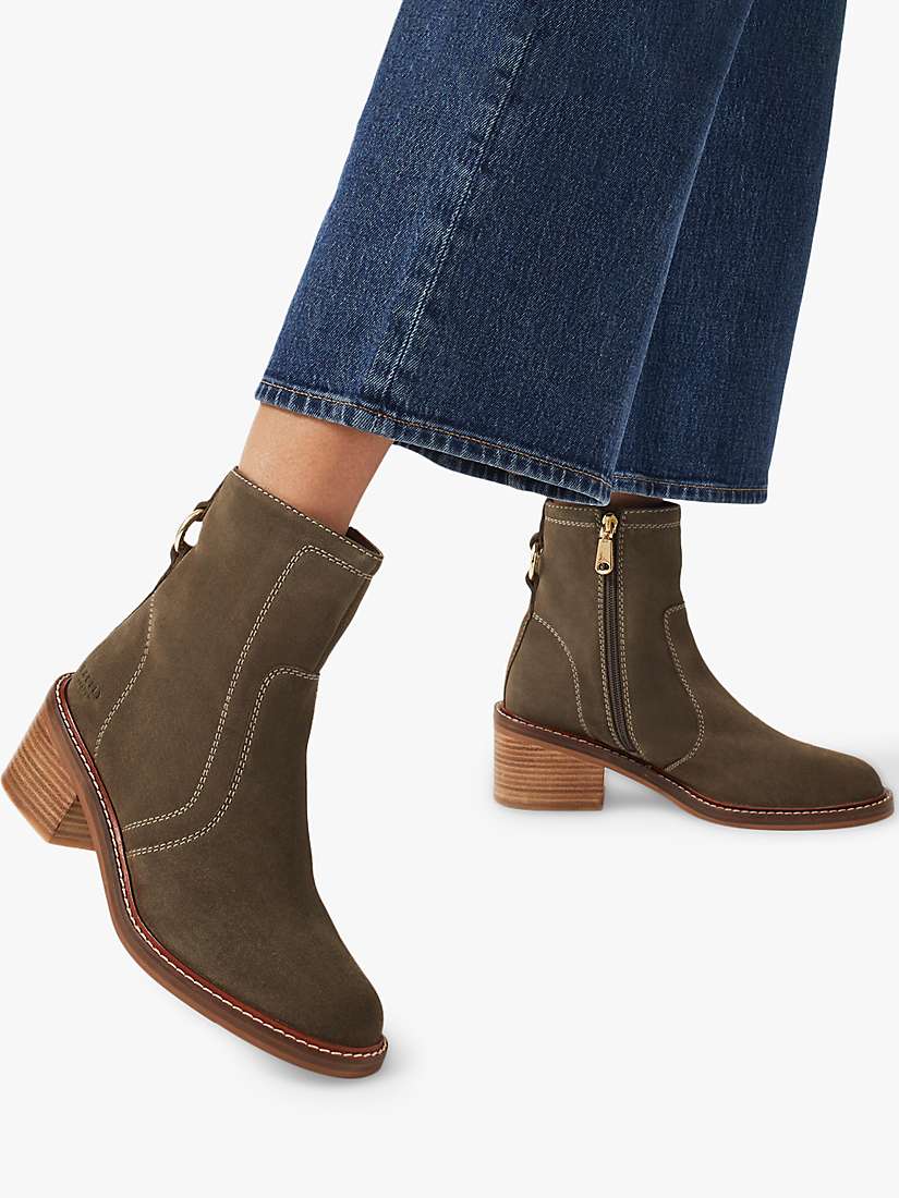 Buy Radley New Street Suede Ankle Boots Online at johnlewis.com