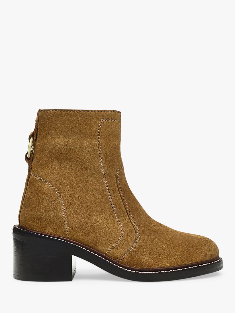 Radley New Street Suede Ankle Boots, Tan at John Lewis & Partners