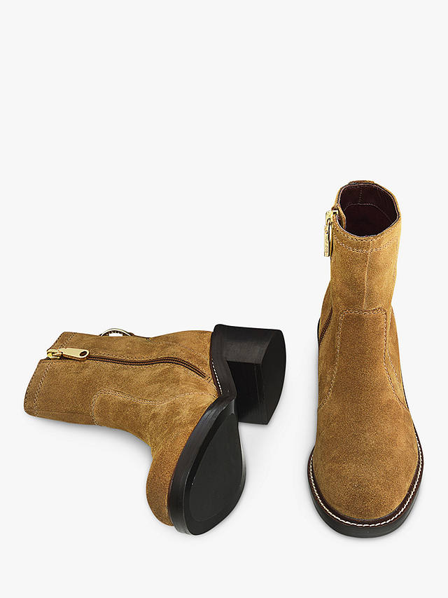 Radley New Street Suede Ankle Boots, Tan