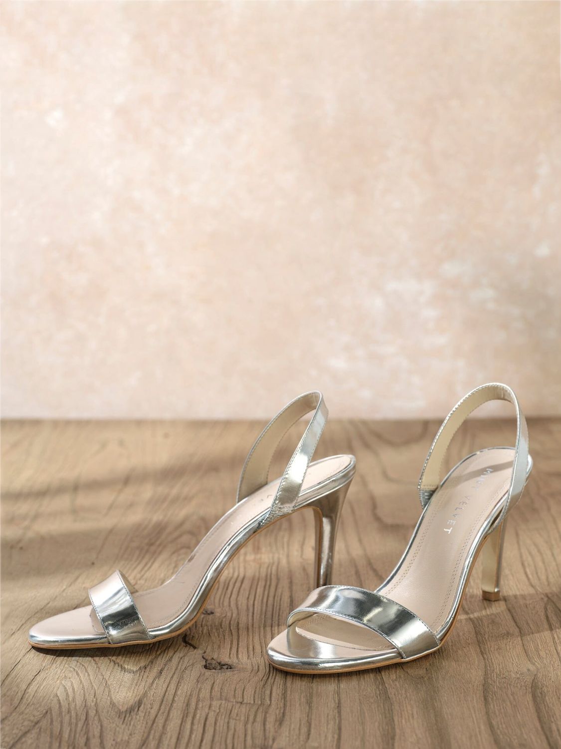 Mint Velvet Amara Stiletto Heel Sandals, Silver at John Lewis & Partners