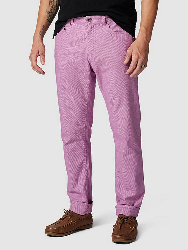 Rodd & Gunn Fabric Straight Fit Short Leg Length Jeans, Violet
