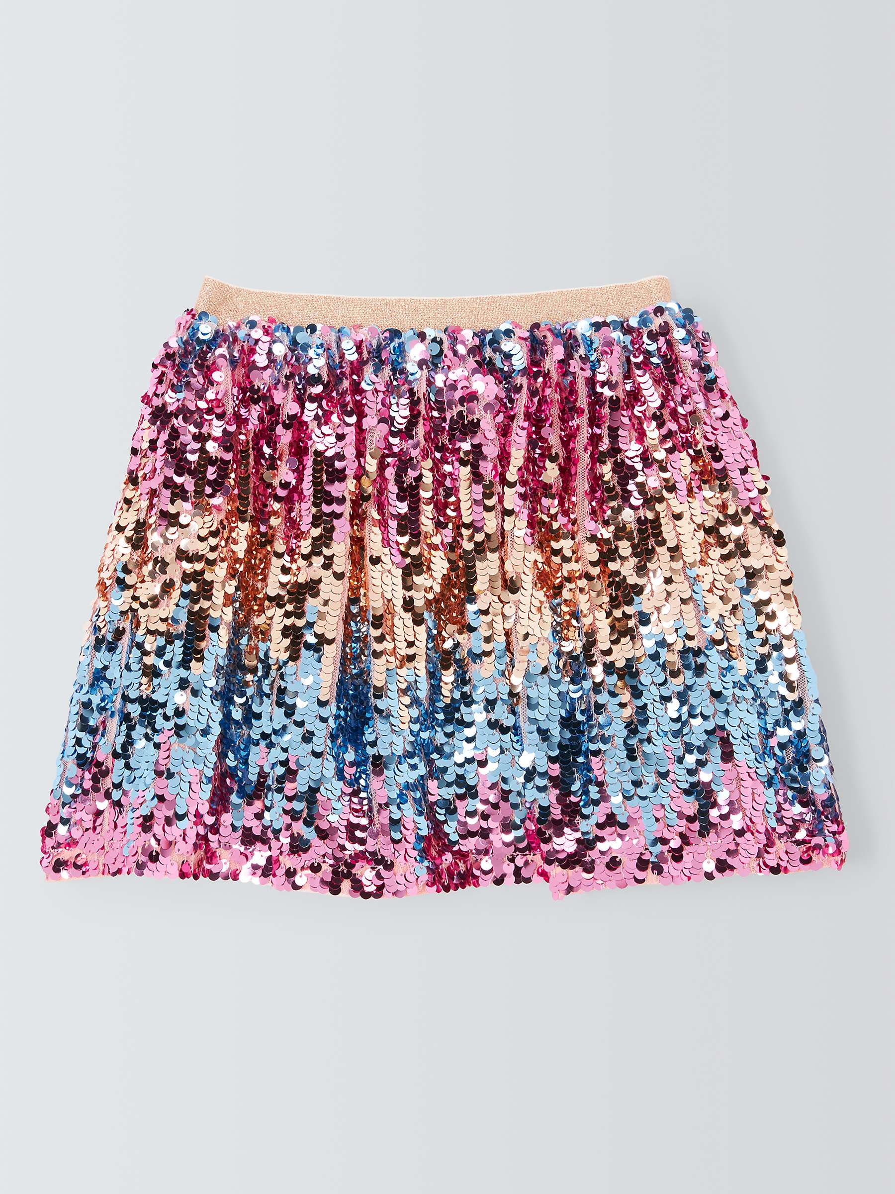Buy John Lewis Kids' Sequin Ombre Skirt, Multi Online at johnlewis.com