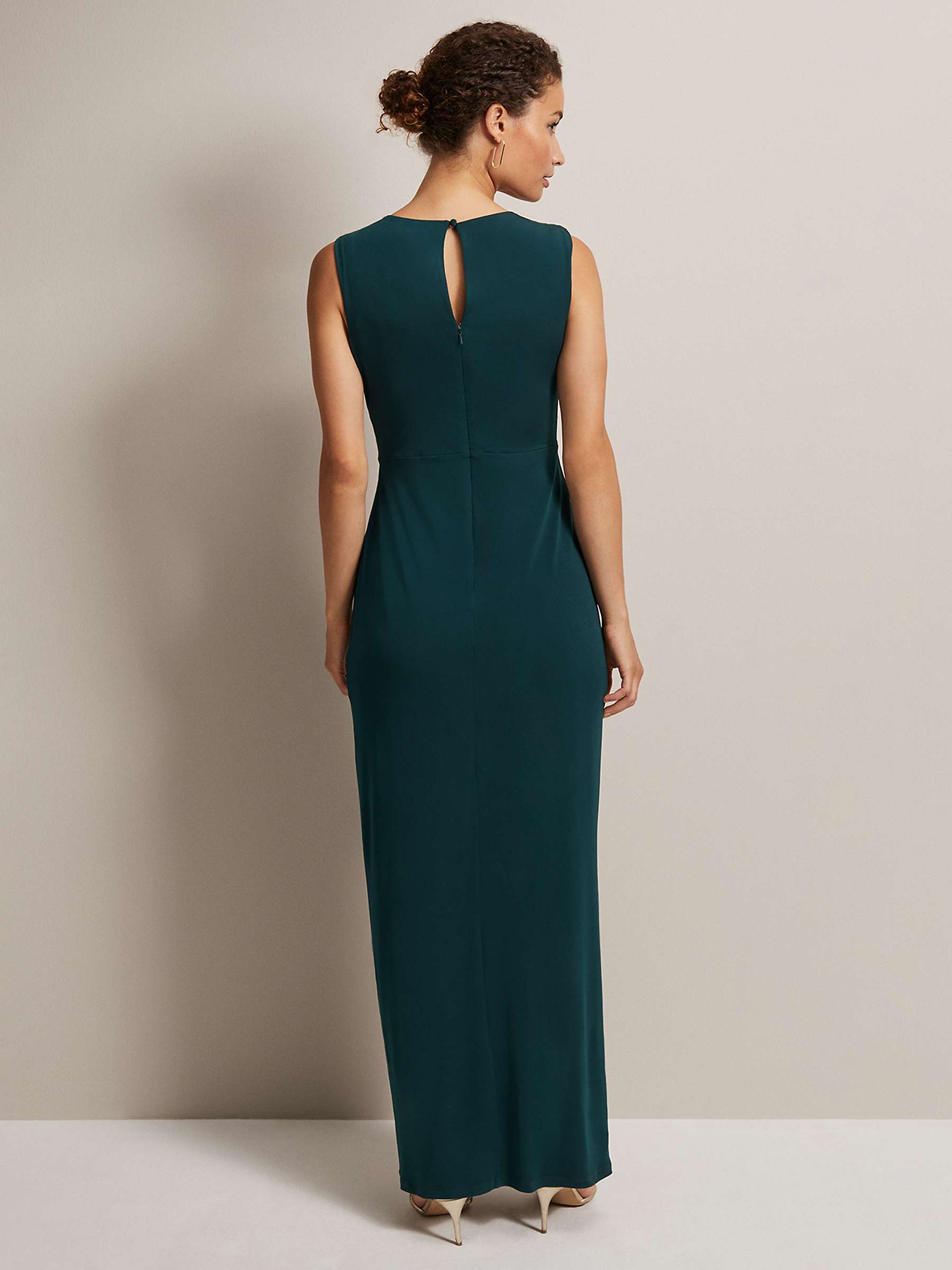 Buy Phase Eight Christabel Maxi Dress, Dark Green Online at johnlewis.com