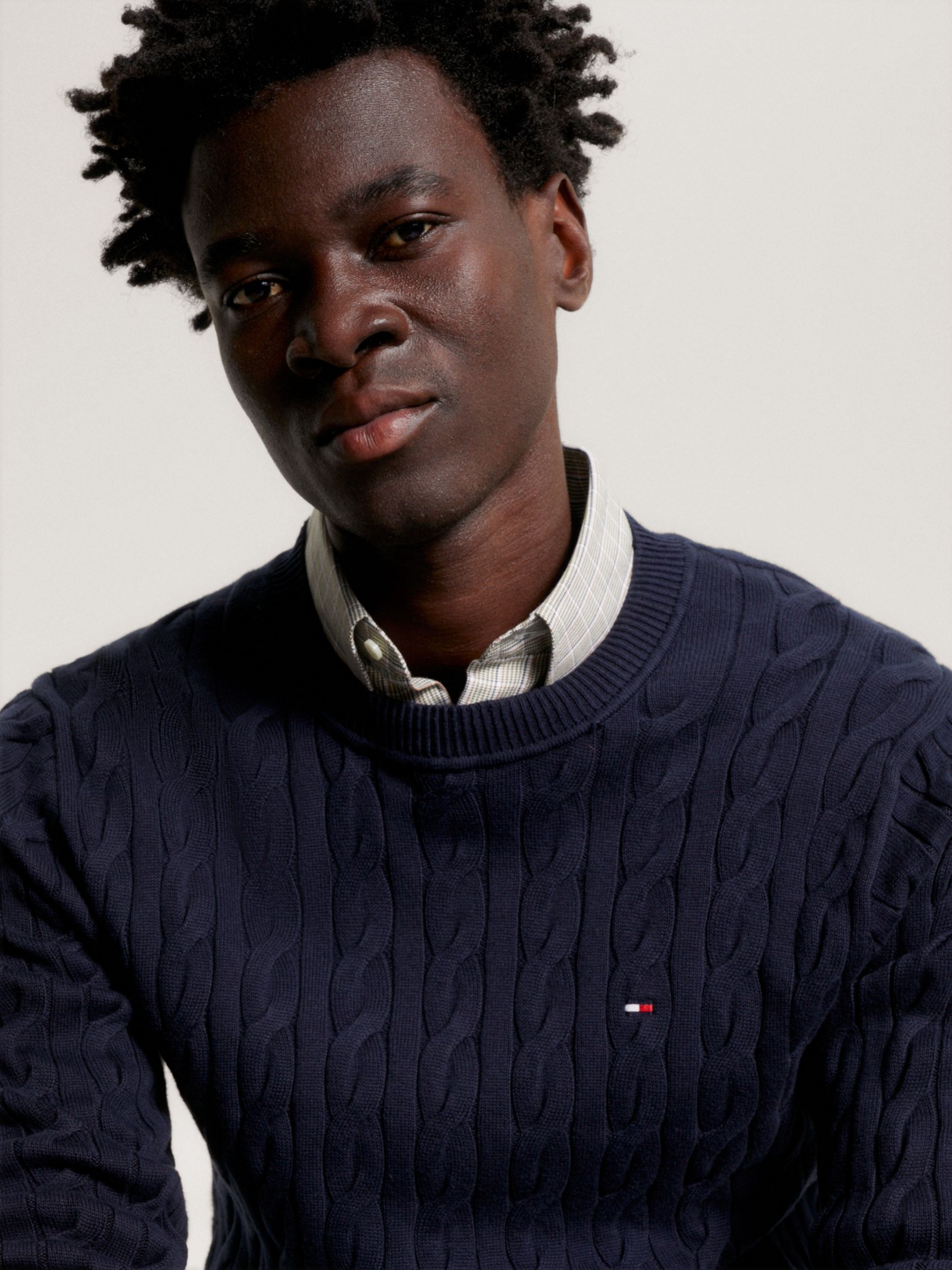 Buy Tommy Hilfiger Classic Cable Jumper Online at johnlewis.com