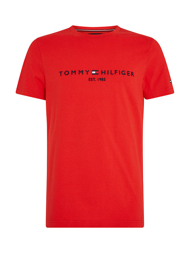 Tommy Hilfiger Tommy Logo T-Shirt, Fireworks at John Lewis & Partners