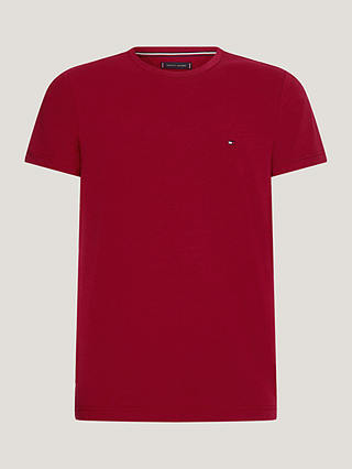 Tommy Hilfiger Stretch Slim Fit T-Shirt, Rouge