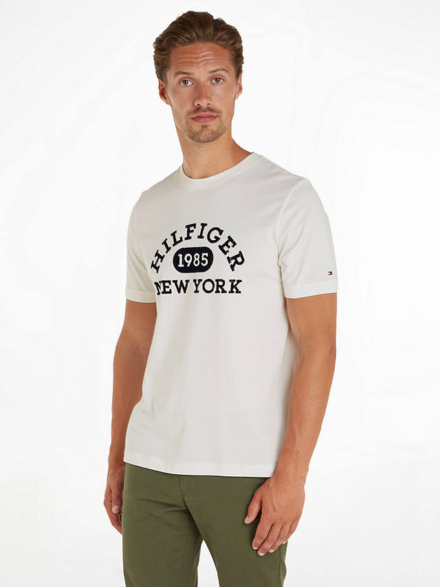 Tommy Hilfiger Collegiate Logo T-Shirt, Ancient White
