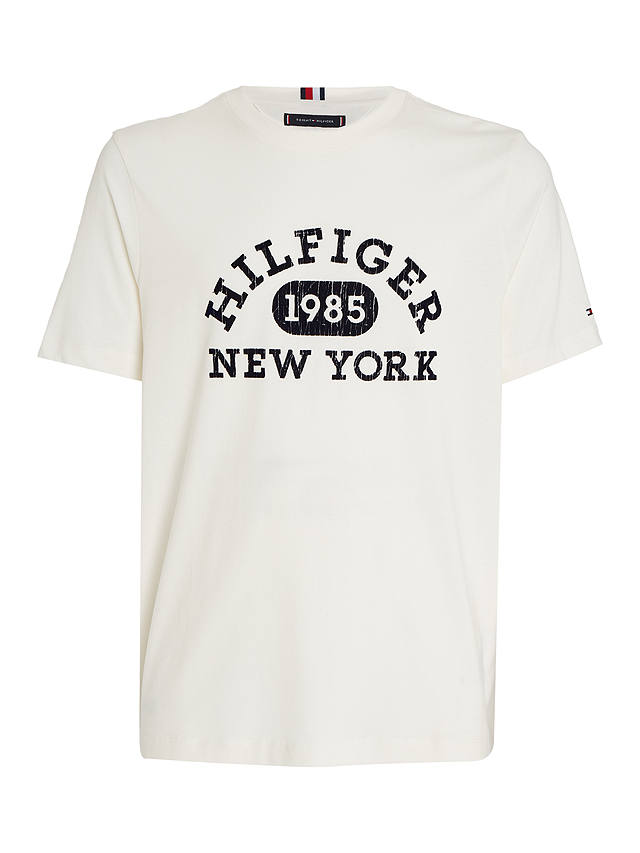 Tommy Hilfiger Collegiate Logo T-Shirt, Ancient White