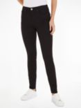 Calvin Klein High Waist Skinny Jeans, Denim Black