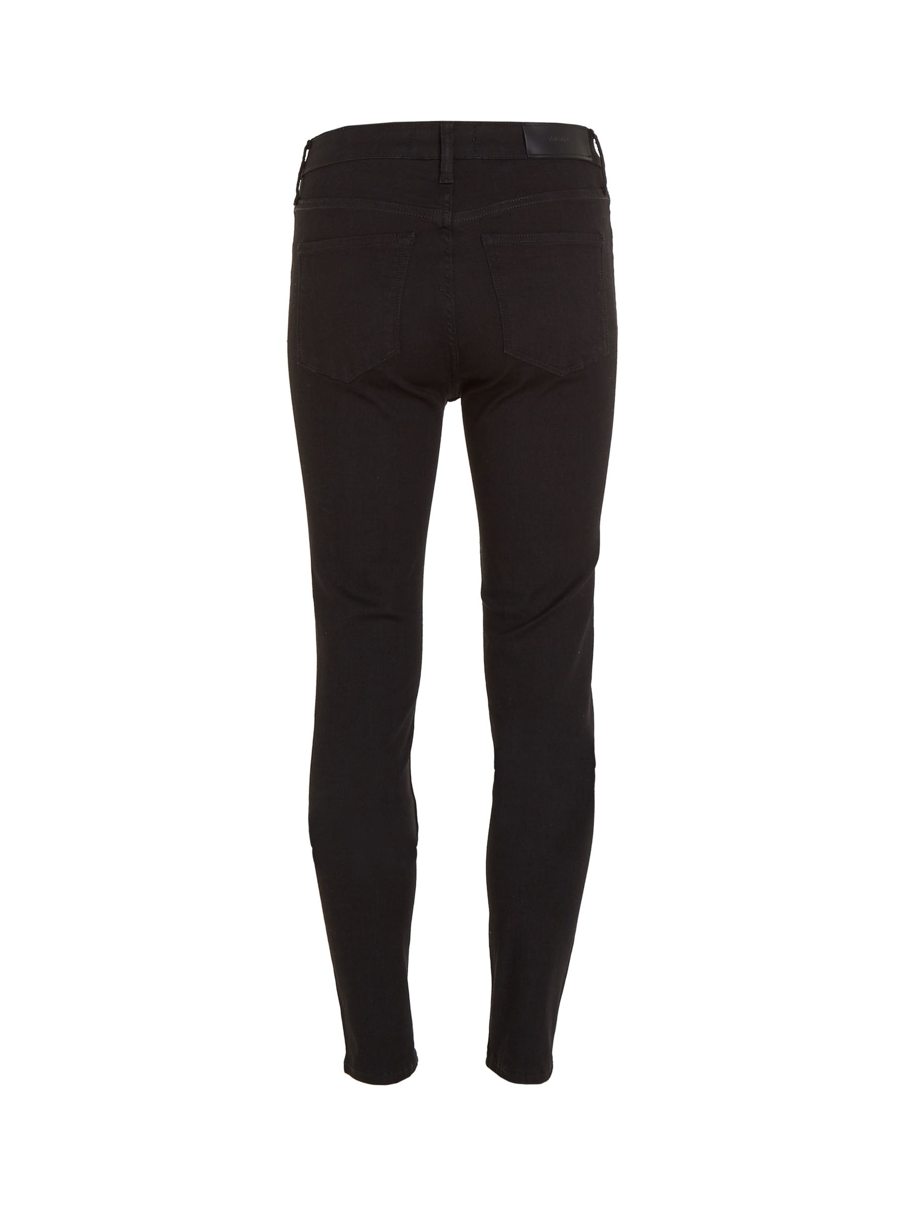 Calvin Klein High Waist Skinny Jeans, Denim Black, 25R