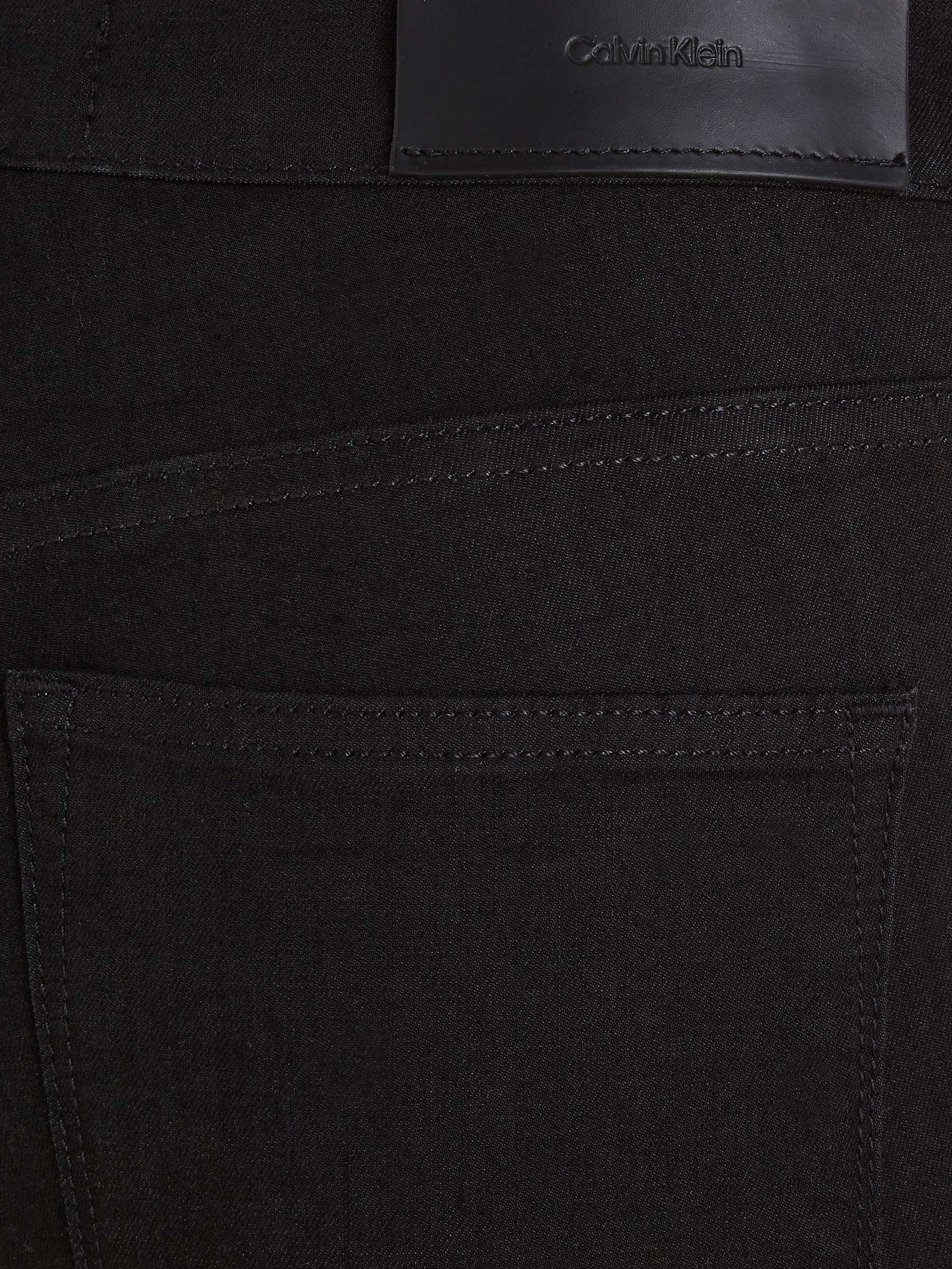 Buy Calvin Klein High Waist Skinny Jeans, Denim Black Online at johnlewis.com
