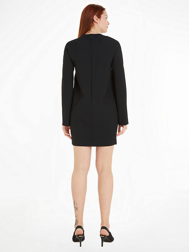 Calvin Klein Long Sleeve Shift Dress, Ck Black