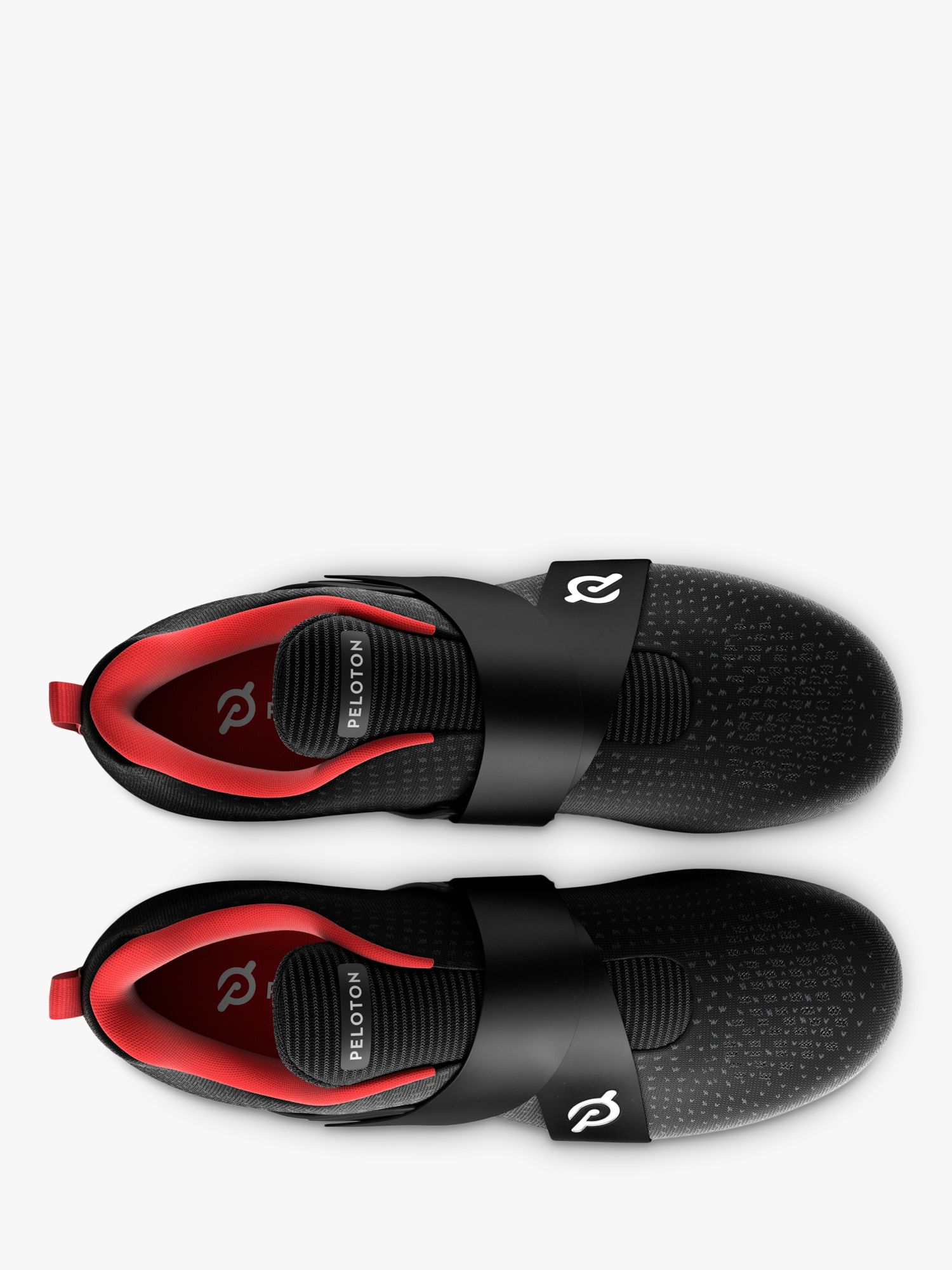 Peloton Altos Cycling Shoes, Black/Red, 6.5