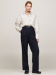 Tommy Hilfiger Relaxed Fit Pleat Detail Trousers, Desert Sky