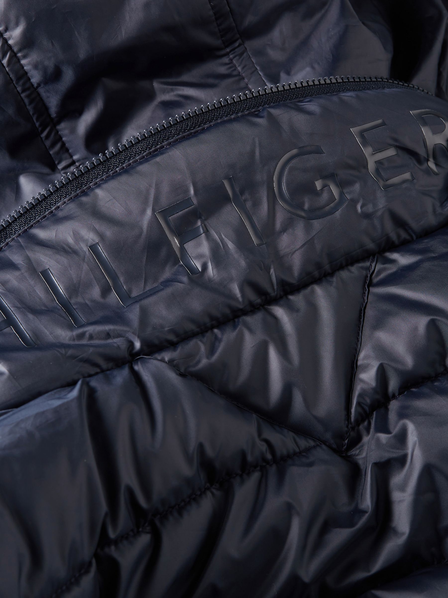 Tommy Hilfiger Women's Mw Padded Global Stripe Coat Padded Coats :  : Fashion