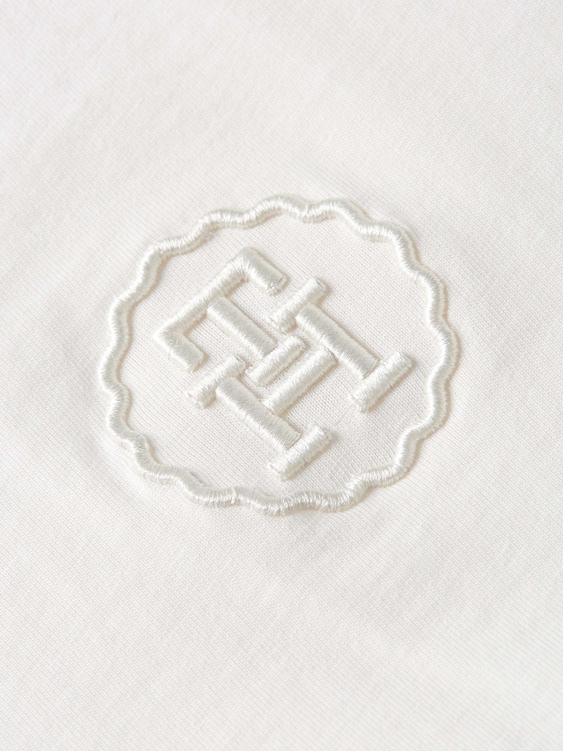 Buy Tommy Hilfiger Embossed Logo Short Sleeve T-Shirt Online at johnlewis.com