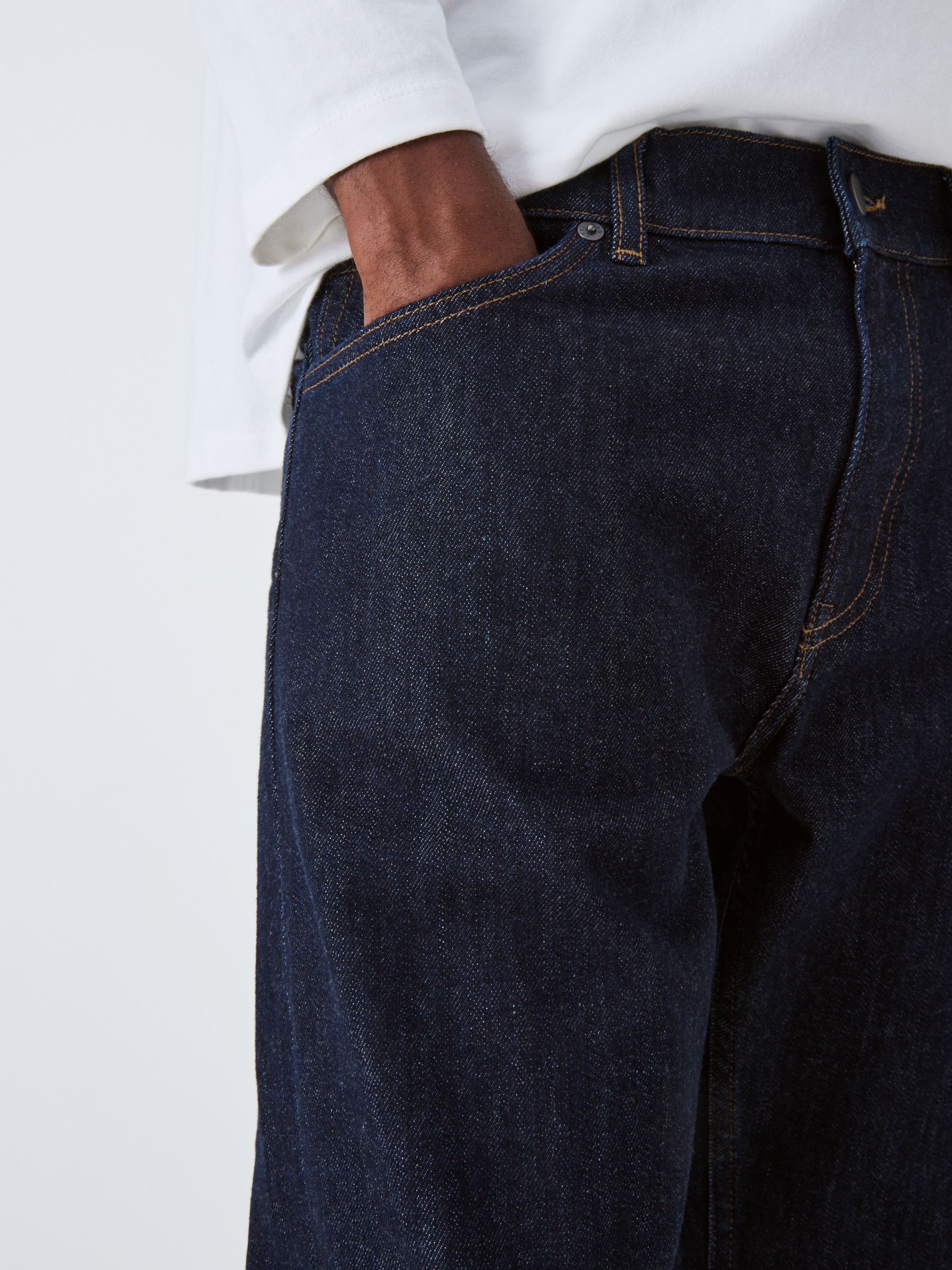 GANT Regular Gant Jeans, Navy at John Lewis & Partners