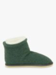 Celtic & Co. Knitted Boot Slippers, Bottle Green
