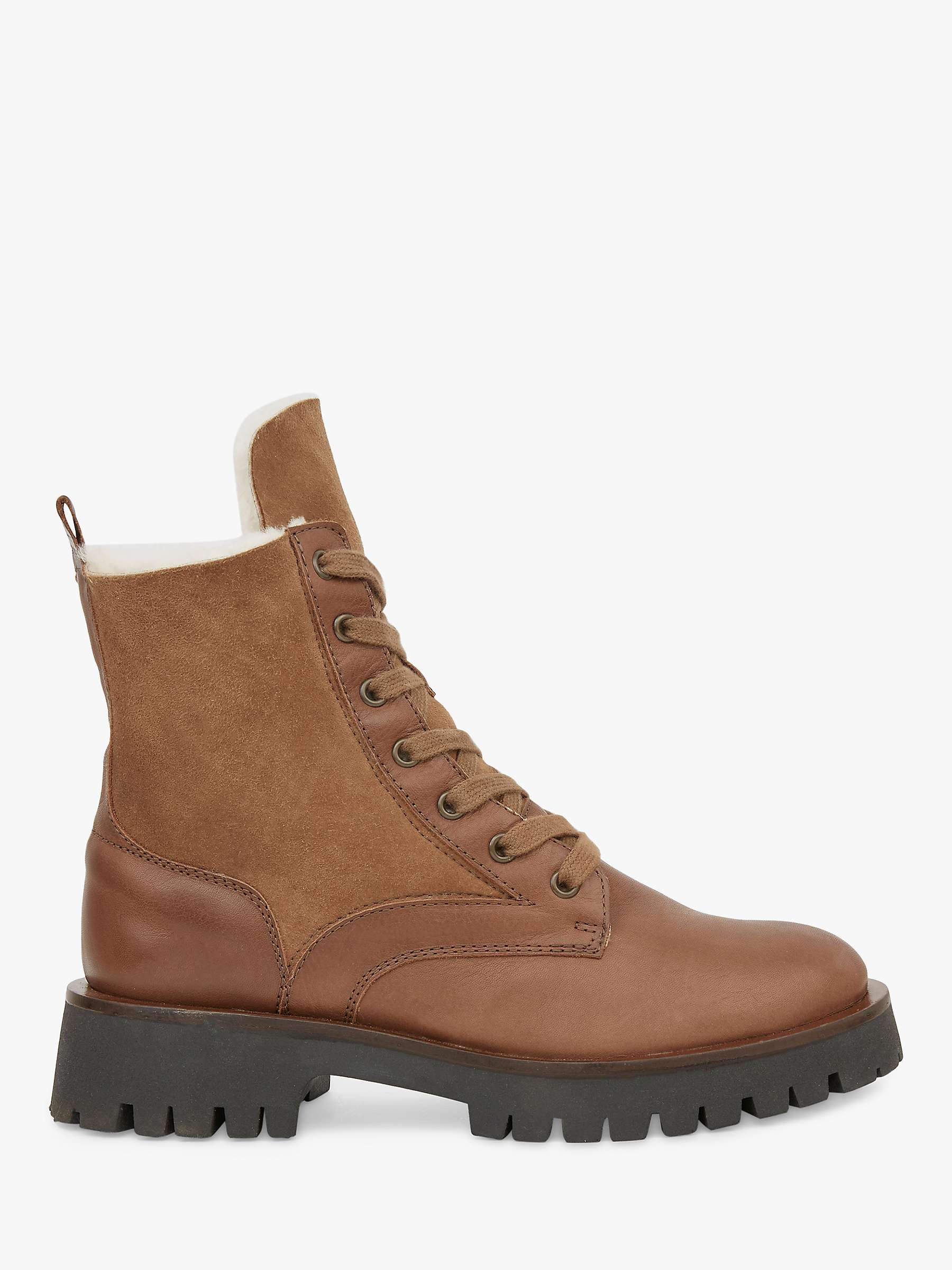 Buy Celtic & Co. Leather And Sheepskin Wool Lace Up Boots Online at johnlewis.com