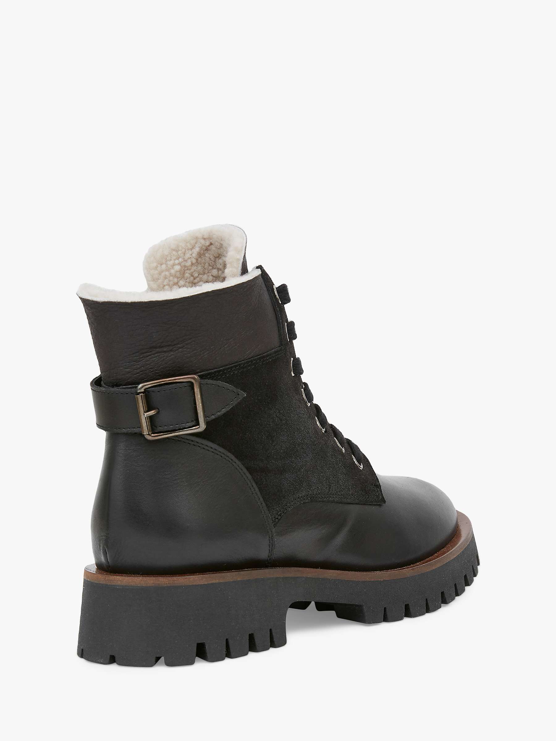 Buy Celtic & Co. Leather And Sheepskin Wool Lace Up Boots Online at johnlewis.com
