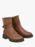 Celtic & Co. Sheepskin Trim Buckle Boots