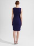 Hobbs Petite Romy Wool Blend Dress, Rich Navy Blue, Rich Navy Blue