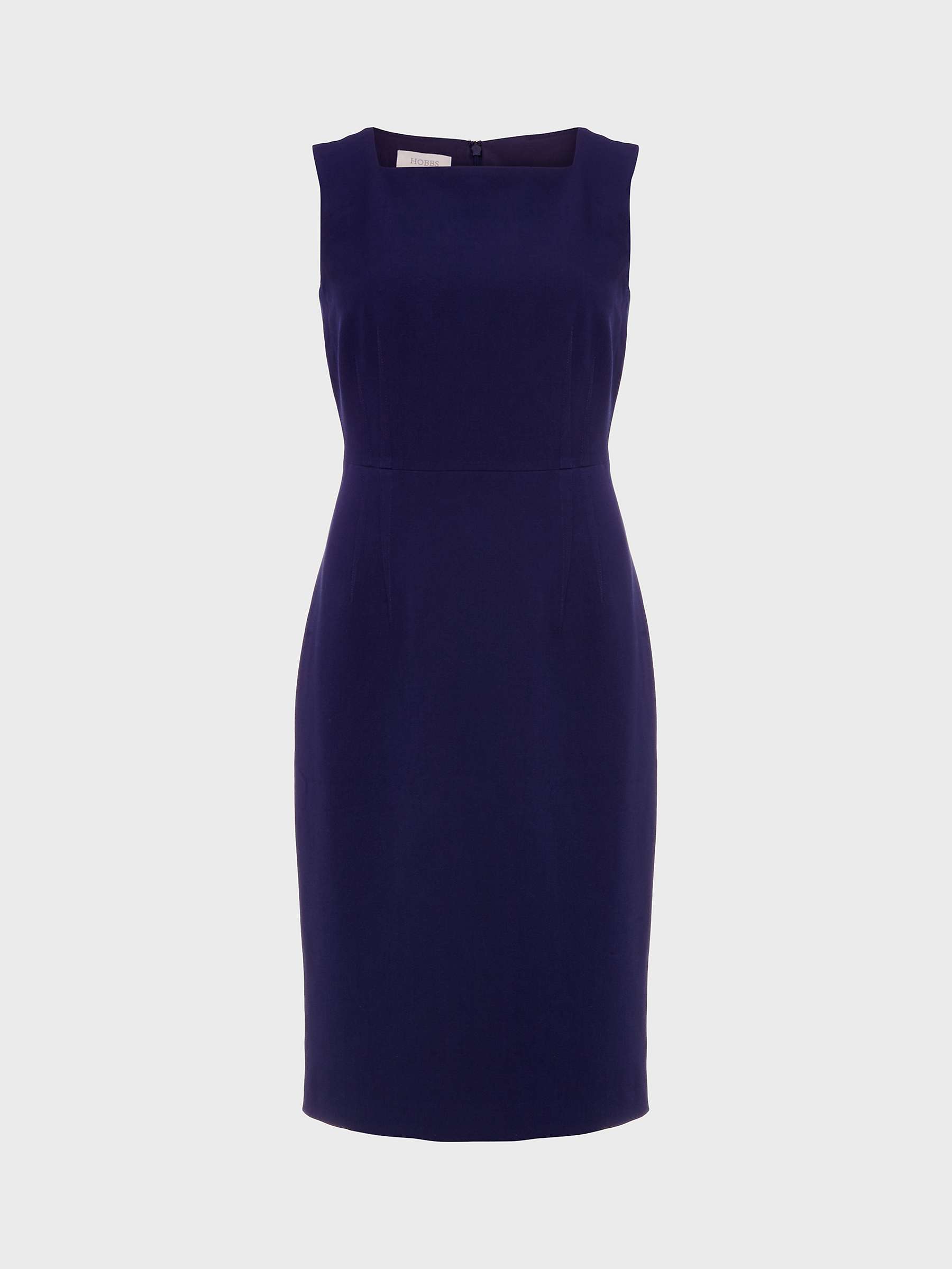 Buy Hobbs Petite Romy Wool Blend Dress, Rich Navy Blue Online at johnlewis.com