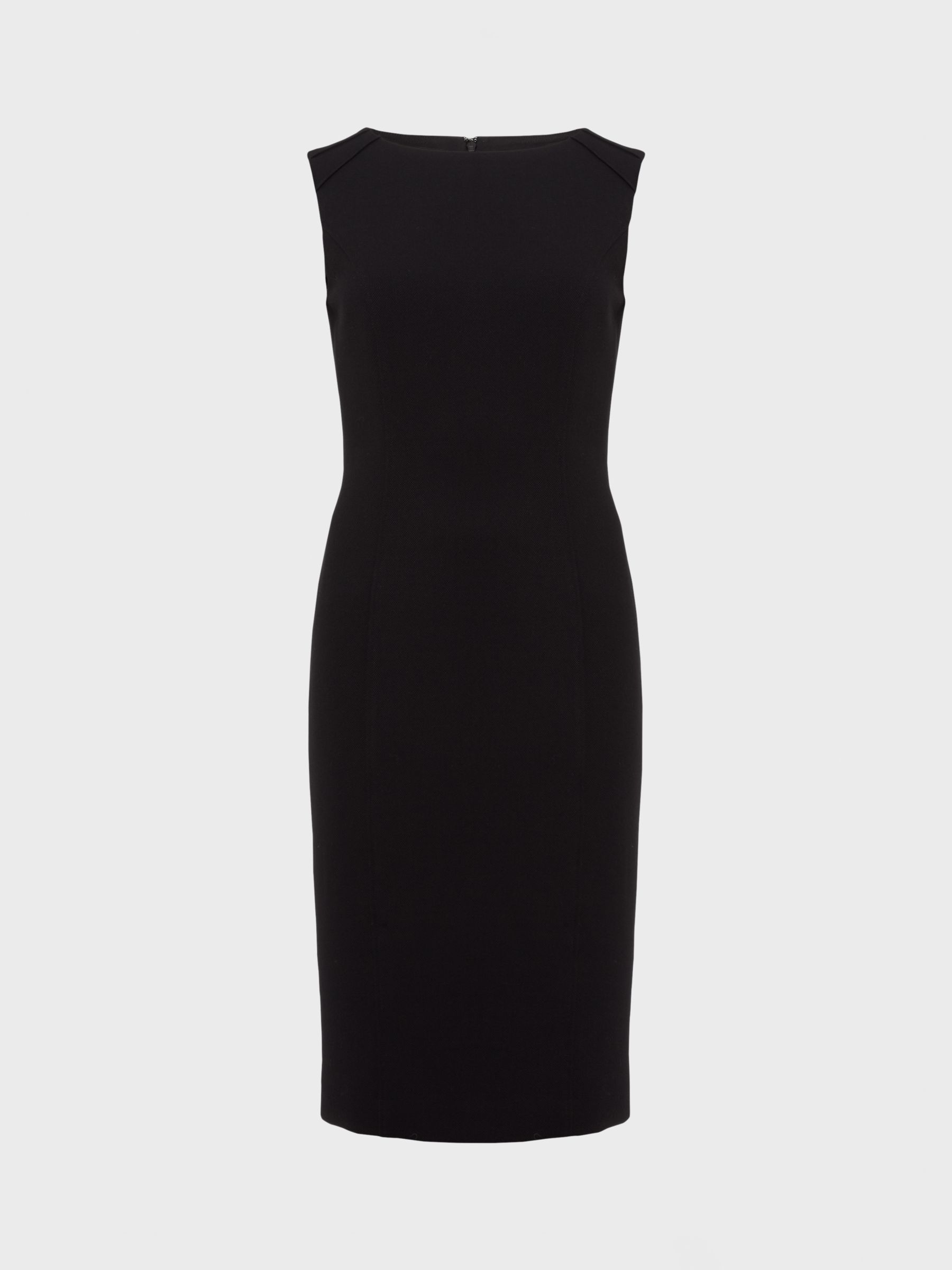 Hobbs Petite Charley Pencil Dress, Black at John Lewis & Partners