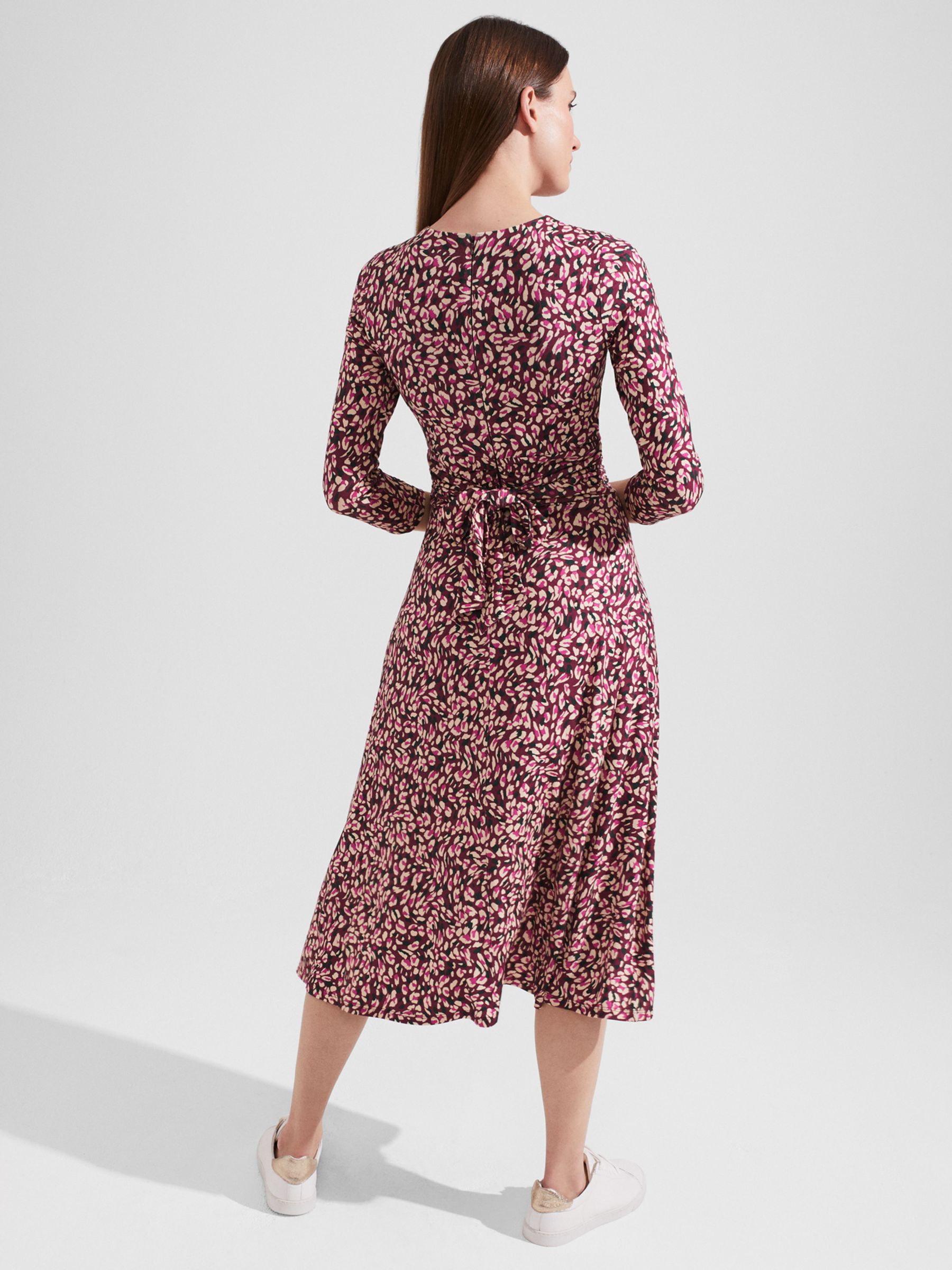 Jersey Midi Dress - Abstract Dots