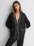 Reiss Carly Wool Cashmere Blend Cardigan