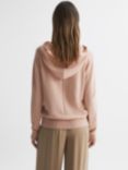 Reiss Agnes Wool/Cashmere Blend Hoodie, Neutral
