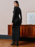 Albaray Maxi Column Jersey Dress, Black