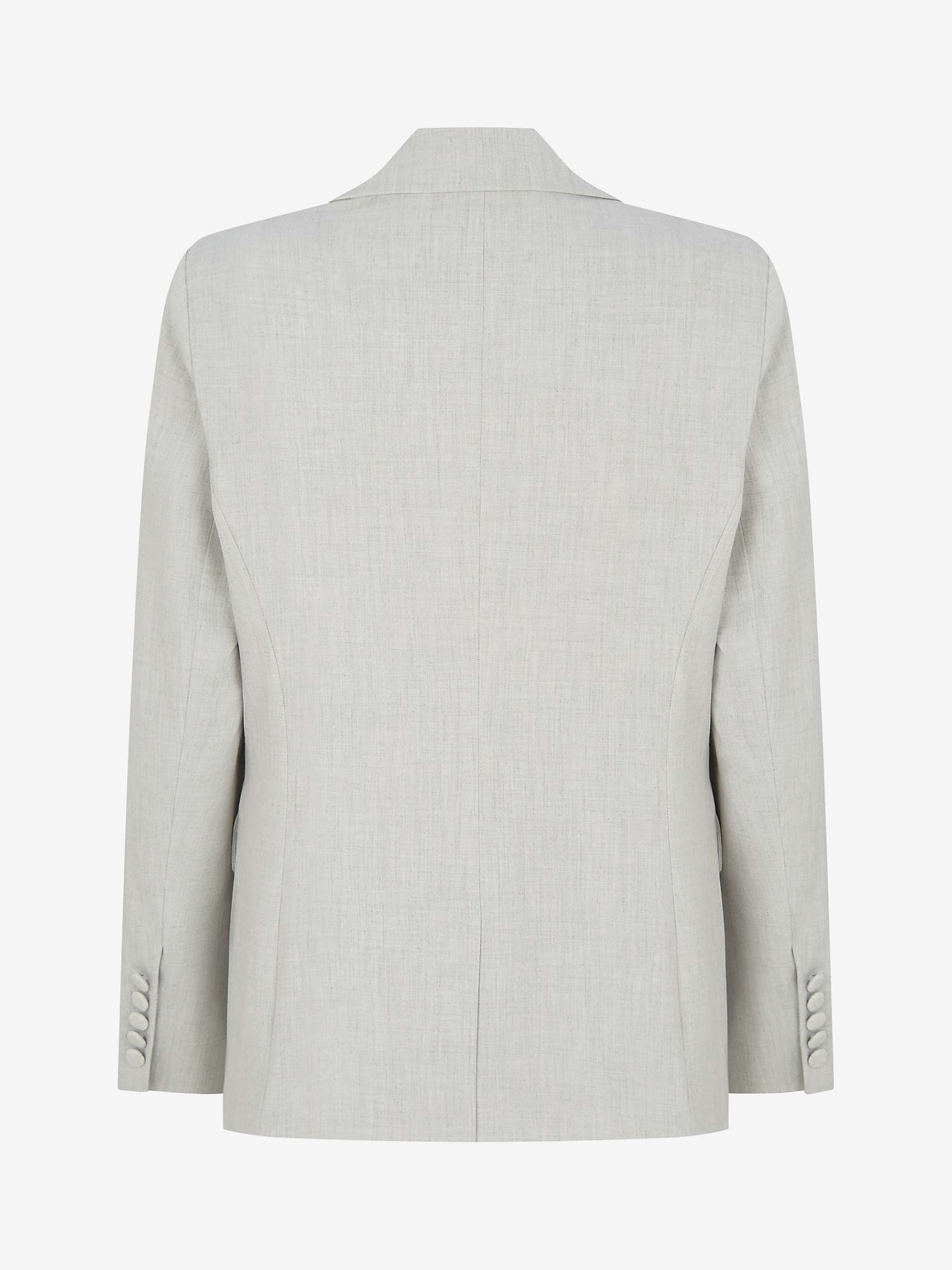 Buy Mint Velvet Double Breasted Tailored Blazer, Light Grey Online at johnlewis.com