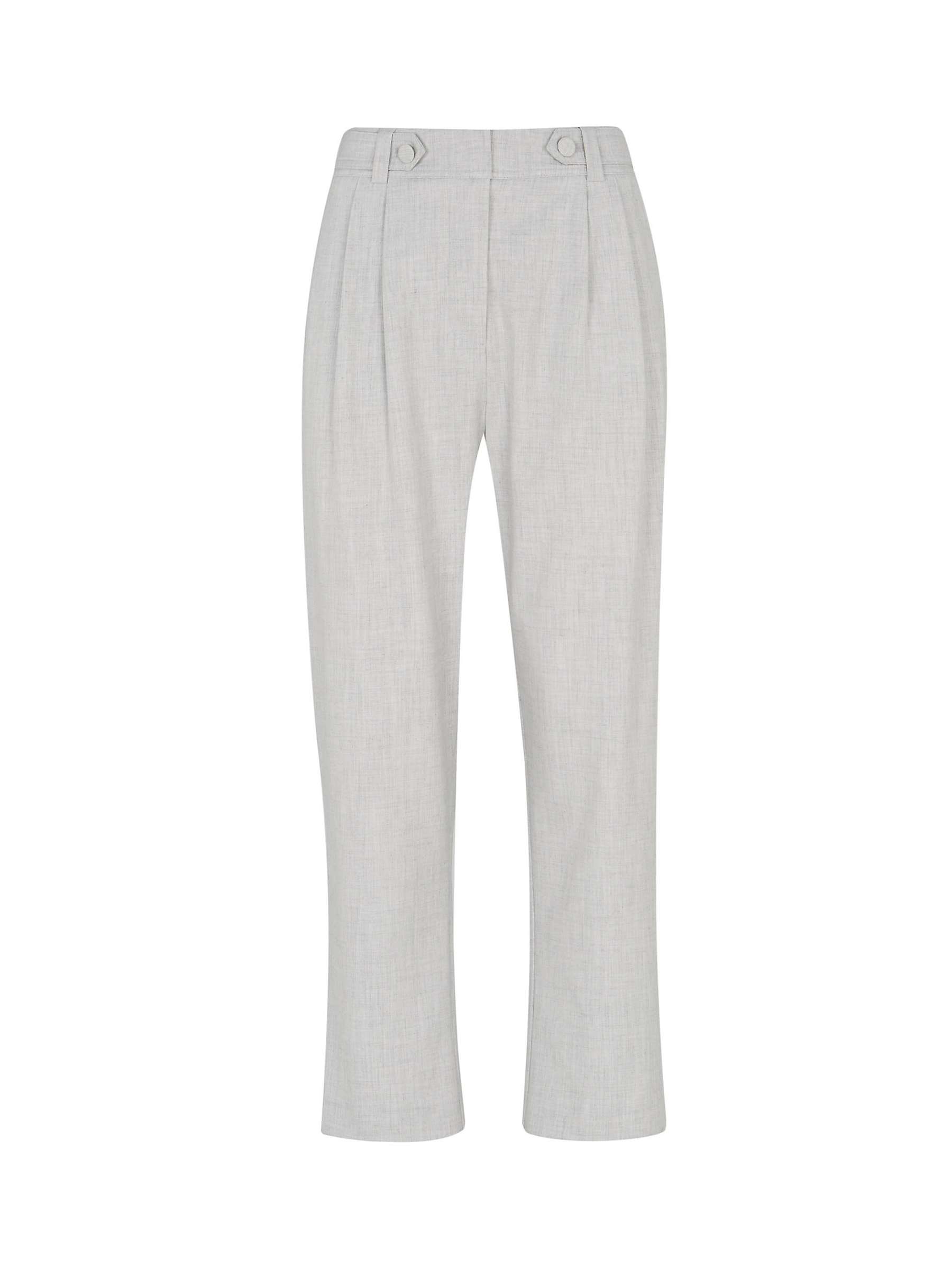 Buy Mint Velvet Tapered Trousers, Light Grey Online at johnlewis.com