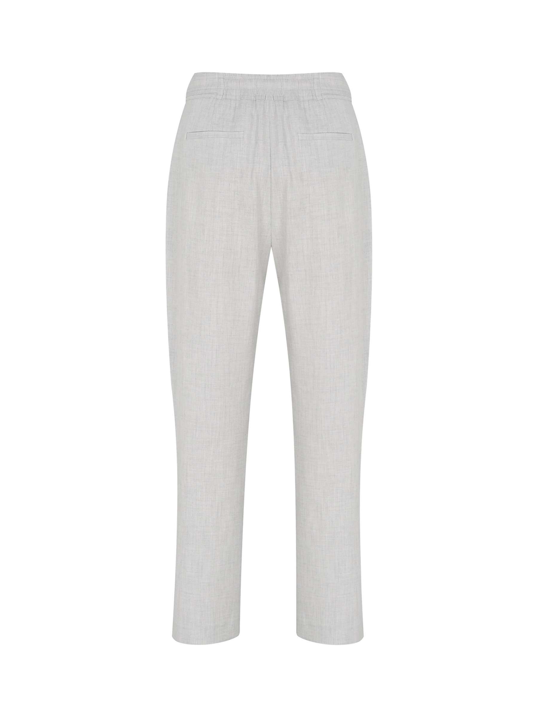 Buy Mint Velvet Tapered Trousers, Light Grey Online at johnlewis.com
