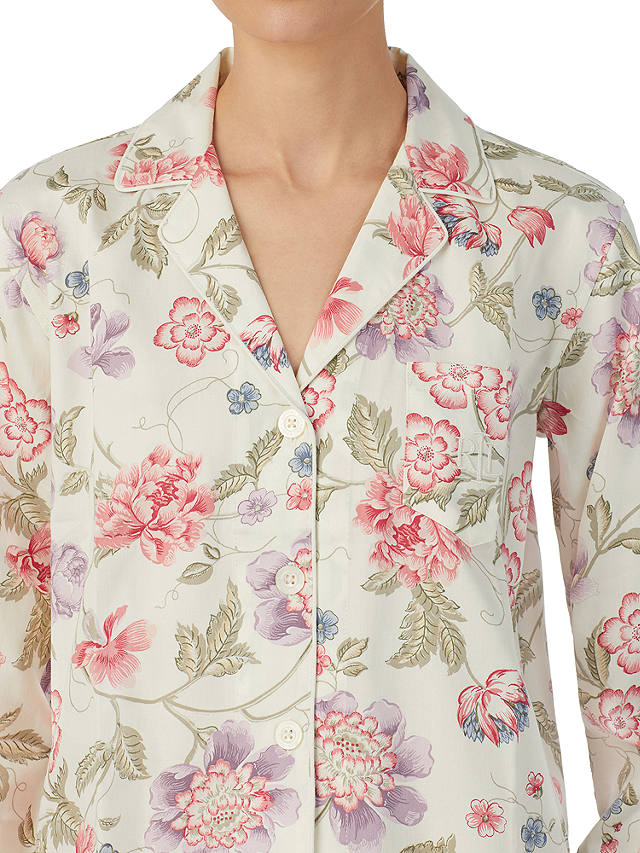 Lauren Ralph Lauren Floral Shirt Pyjama Set, Multi