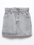 Mango Kids' Cindy Paperbag Denim Skirt