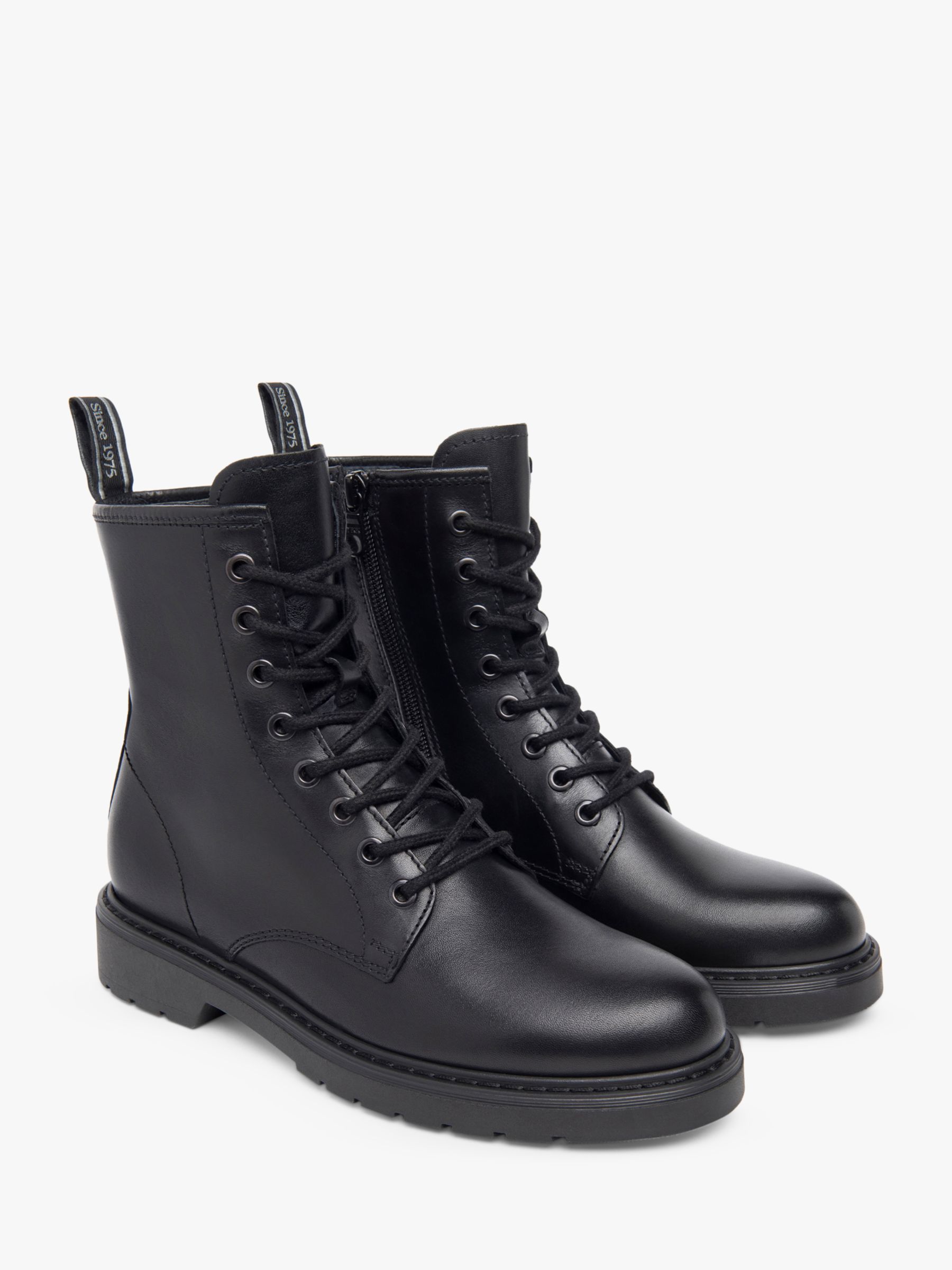 Slim store biker boots